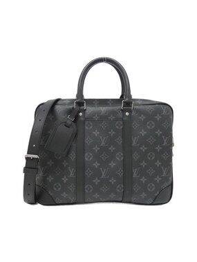 Louis Vuitton Monogram Eclipse Porte Documents Voyage Bag